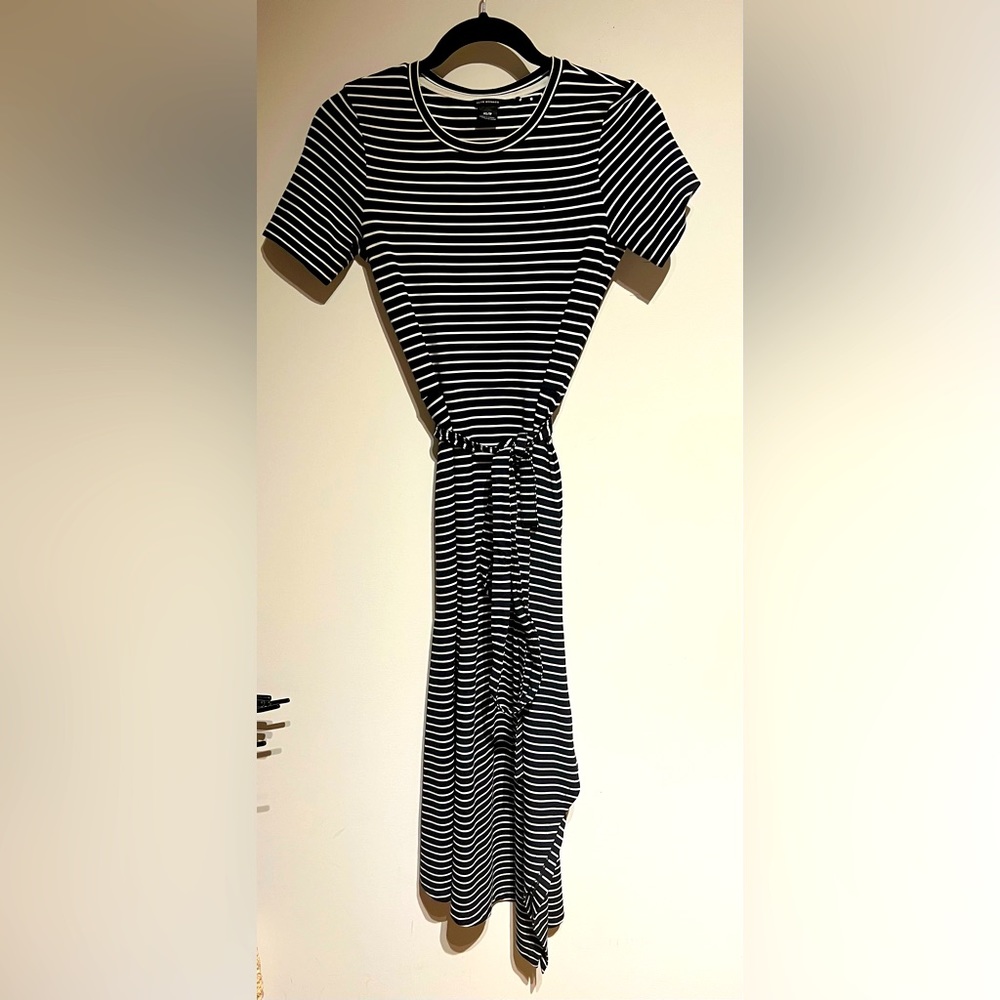 Club Monaco striped summer midi dress